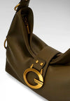 Guess Camden Medium Shoulder Bag, Olive Green