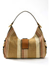 Guess Camden Woven Multi Shoulder Bag, Brown