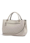 Guess Carmella Medium Girlfriend Grab Bag, Cream
