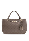 Guess Carmella Medium Girlfriend Grab Bag, Taupe