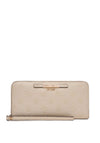 Guess Carmella SLG Large Zip Around Wallet, Cream