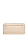 Guess Carmella SLG Large Zip Around Wallet, Cream