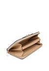 Guess Carmella SLG Large Zip Around Wallet, Cream
