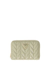 Guess Cheryl SLG Medium Quilted Wallet, Sage Green