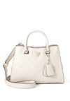 Guess Cresidia II Top Zip Shoulder Bag, Off White