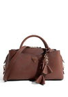 Guess Danielle Small Girlfriend Satchel Bag, Brown