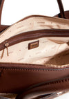 Guess Danielle Small Girlfriend Satchel Bag, Brown