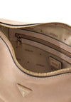Guess Danya Medium Suede Shoulder Bag, Beige