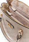 Guess Dita Logo Handbag, Beige