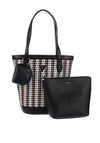 Guess Emelda Pouch & Tote Bag, Black Multi