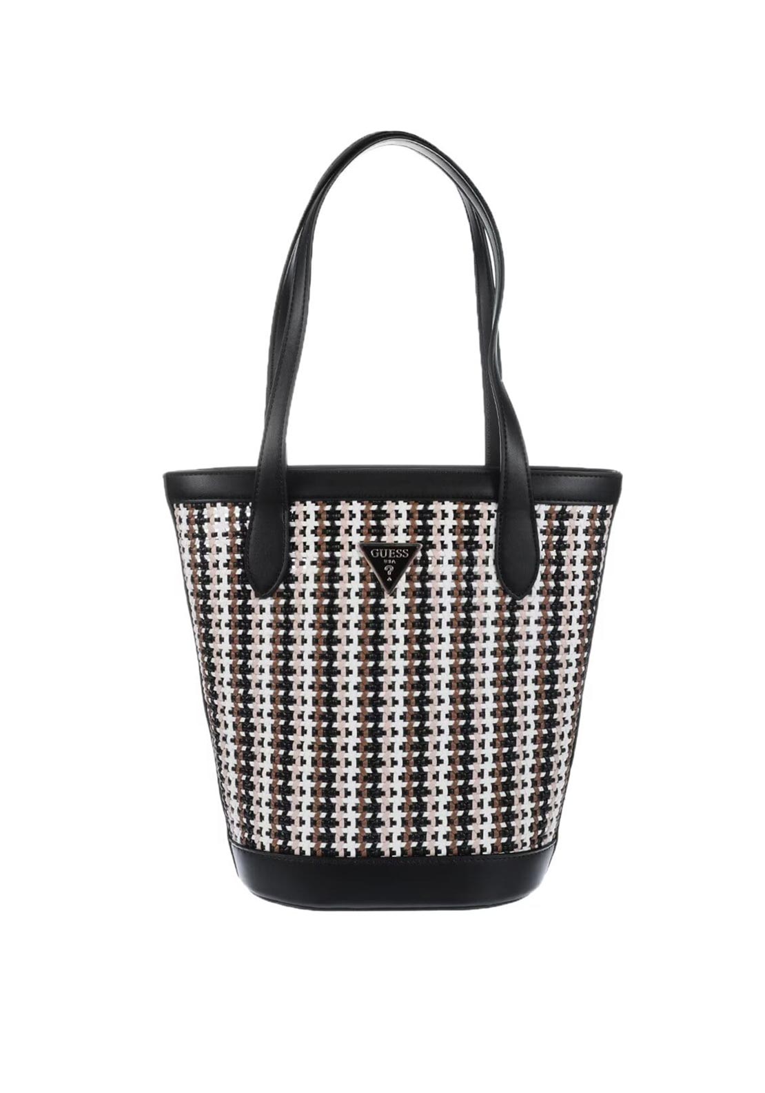 Guess Emelda Pouch & Tote Bag, Black Multi