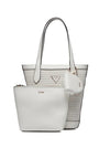 Guess Emelda Pouch & Tote Bag, White