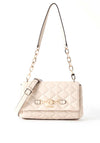 Guess Frances Quilted Shoulder Bag, Cream
