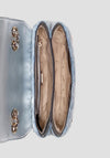 Guess Gilly II Convertible Denim Flap Bag, Blue
