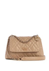 Guess Isemay Convertible Small Flap Bag, Cream
