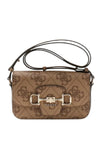 Guess Janie Logo Convertible Crossbody Bag, Brown
