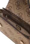 Guess Janie Logo Convertible Crossbody Bag, Brown