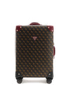 Guess Latona 8-Wheeler Trolley Bag, Brown