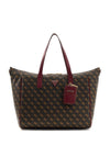 Guess Latona Travel Carryon Tote, Brown