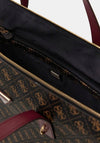 Guess Latona Travel Carryon Tote, Brown