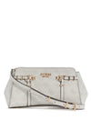 Guess Leona Small Logo Crossbody Bag, Stone