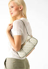 Guess Leona Small Logo Shoulder Bag, Green