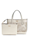 Guess Letty Net Detail Shopper Bag, Off White