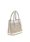 Guess Letty Net Detail Shopper Bag, Off White