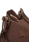 Guess Lorella Medium Croc Print Tote Bag, Brown