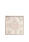 Guess Marina Peony Printed Scarf, Taupe