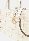Guess Marion Woven Tote Bag, Bone