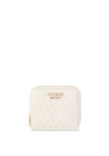 Guess Maxine SLG Small Zip Around Wallet, Off White