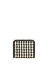 Guess Mirema Woven Two Tone Mini Wallet, Black Multi