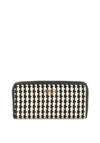 Guess Mirema Woven Two Tone Large Wallet, Black Multi
