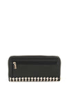Guess Mirema Woven Two Tone Large Wallet, Black Multi