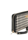 Guess Mirema Woven Two Tone Large Wallet, Black Multi