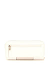 Guess Mirema Woven Two Tone Large Wallet, White Multi