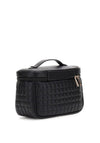 Guess Nadira Travel Quilted Makeup Bag, Black
