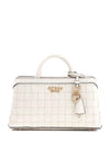 Guess Sandria Woven Handbag, Off White