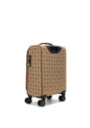 Guess Neda 4G Peony 18” 8-Wheeler Spin Cabin Suitcase, Brown