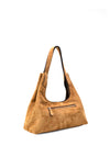 Guess Sunset Small Suedette Shoulder Bag, Tan