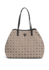 Guess Victoria Large Logo Tote Bag, Beige