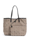 Guess Victoria Large Logo Tote Bag, Beige