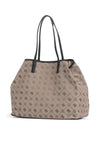 Guess Victoria Large Logo Tote Bag, Beige