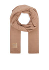 Guess Viscose Blend Knitted Scarf, Beige