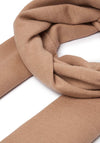 Guess Viscose Blend Knitted Scarf, Beige