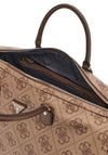 Guess Berta 4G Logo Travel Weekend Bag, Brown