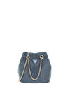 Guess Zalina Rhinestone Encrusted Pouch Bag, Blue