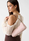 Guess Cheryl Medium Quilted Shoulder Bag, Pink