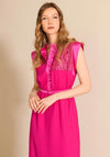 Caroline Kilkenny Gigi Dress, Lipstick Pink